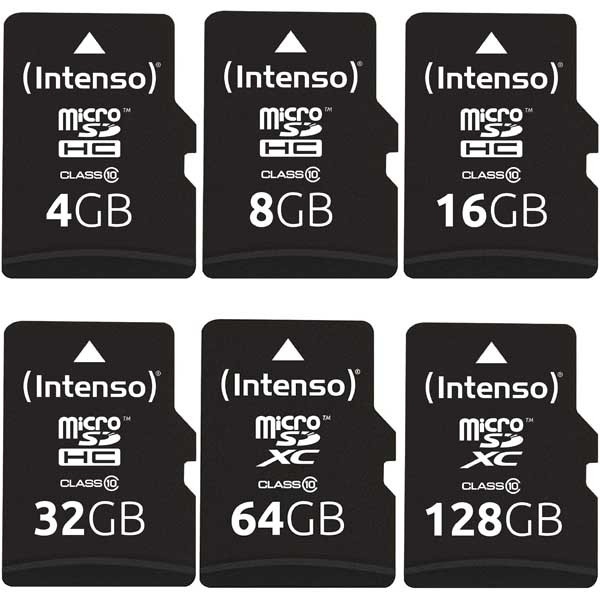 Intenso Micro SDHC Classs 10 Card With Adapter